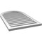 Ekena Millwork Round Top Surface Mount PVC Gable Vent: Functional, w/ 2"W x 1-1/2"P Brickmould Frame, 24"W x 40"H GVPRT24X4002SF - alternate 3